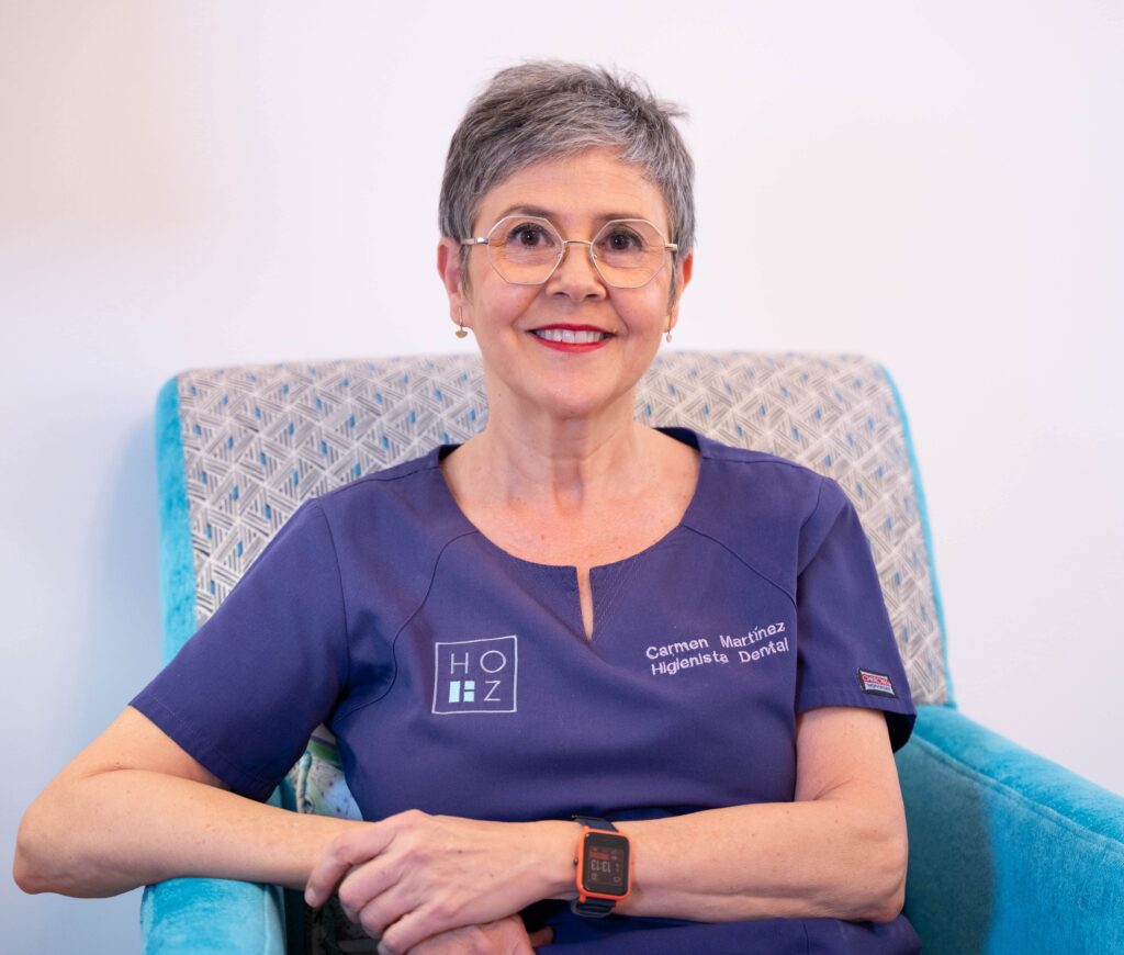 Carmen Martínez, higienista dental Clínica De La Hoz